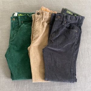 Bundled Boys Crewcuts Stretch Cords, Size 10